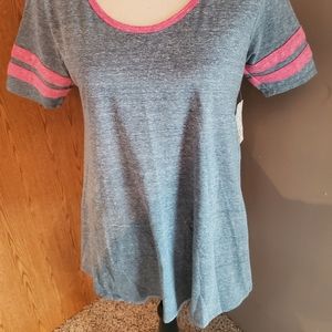 Heathered Blue and pink tunic